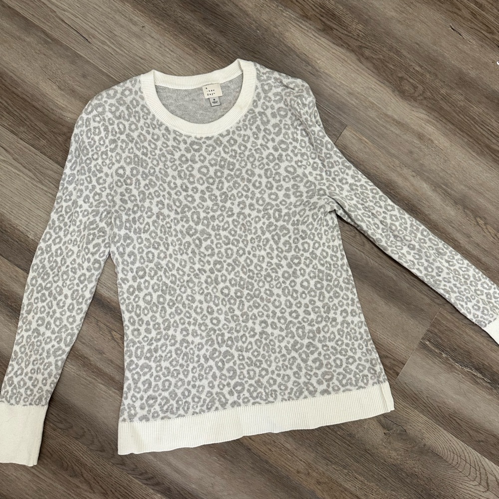 Leopard print sweater